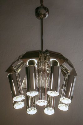 Chrome Pendant Lamp Attributed to Goffredo Reggiani, 1970s-MTX-959804