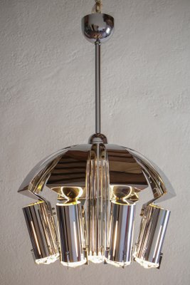 Chrome Pendant Lamp Attributed to Goffredo Reggiani, 1970s-MTX-959804