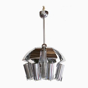 Chrome Pendant Lamp Attributed to Goffredo Reggiani, 1970s-MTX-959804