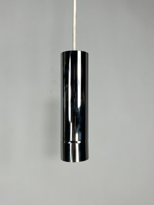 Chrome Pendant Lamps from Stilux Milano, 1970s, Set of 2-OT-1340757