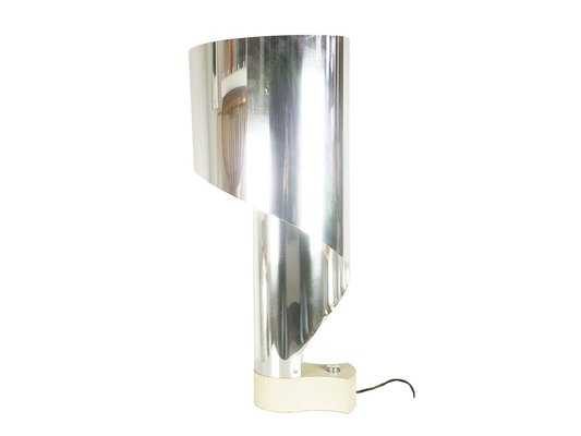 Chrome Plated and Painted Metal Spinnaker Table Lamp by C. Corsini, G. Wiskemann for Stilnovo, 1968-RD-1820789