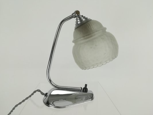 Chrome-Plated Bedside Lamp, 1960s-KDB-1291163