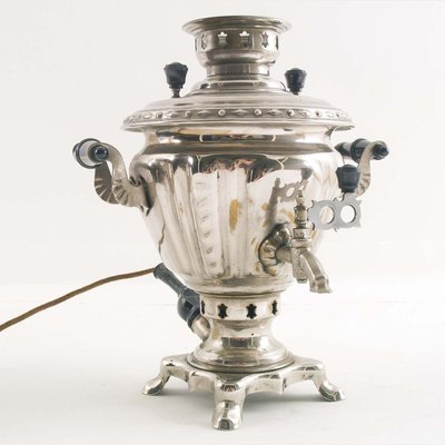 Chrome-Plated Brass Samovar from 3WB, 1969-NJV-772674