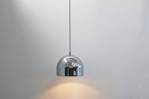 Chrome-Plated Pendant Light from Staff, 1970s-FJP-2035485