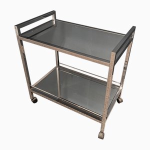 Chrome-Plated Serving Trolley, 1970s-HLV-1757738