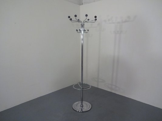 Chrome Plated Steel Tubular Coat Rack, 1940s-RDW-562634