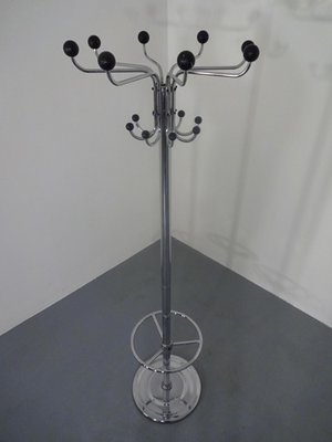 Chrome Plated Steel Tubular Coat Rack, 1940s-RDW-562634