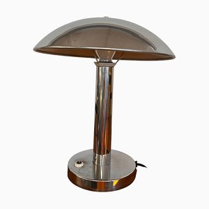 Chrome-Plated Table Lamp attributed to Josef Hurka for Napako, 1940s-SEI-1718305