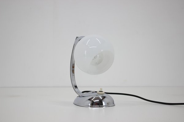 Chrome Plated Table Lamp, Czechoslovakia, 1950s-TZ-978875