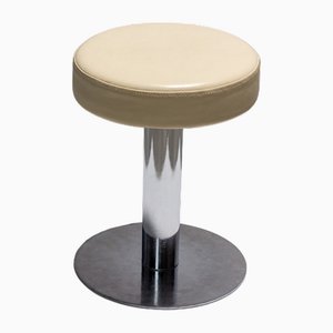 Chrome Side Stools in Leatherette, Set of 4-YI-1763642