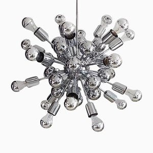 Chrome Sputnik Ceiling Lamp by Goffredo Reggiani, Italy, 1970s-QGR-1167378