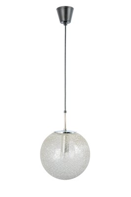 Chrome with Glass Ball Pendant from Limburg, Germany, 1970s-UGR-1367643