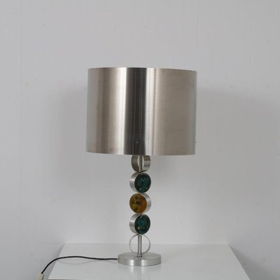 Chrome with Glass Table Lamp by Nanny Still for Raak, Netherlands, 1970s-GG-715806