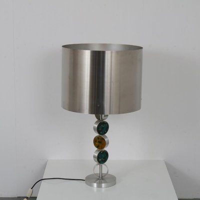 Chrome with Glass Table Lamp by Nanny Still for Raak, Netherlands, 1970s-GG-715806