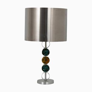 Chrome with Glass Table Lamp by Nanny Still for Raak, Netherlands, 1970s-GG-715806