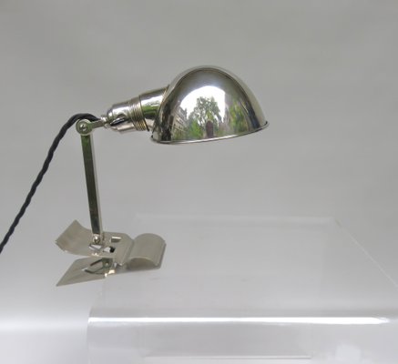 Chromed Clamping Lamp from Hala, 1930s-EY-1074317