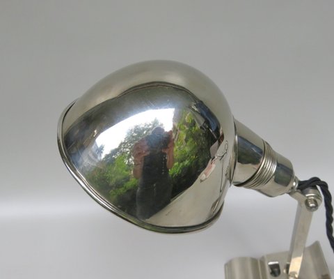 Chromed Clamping Lamp from Hala, 1930s-EY-1074317