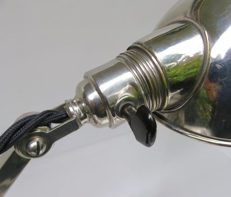 Chromed Clamping Lamp from Hala, 1930s-EY-1074317