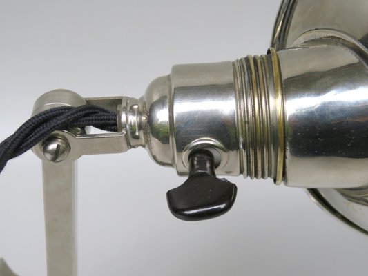 Chromed Clamping Lamp from Hala, 1930s-EY-1074317