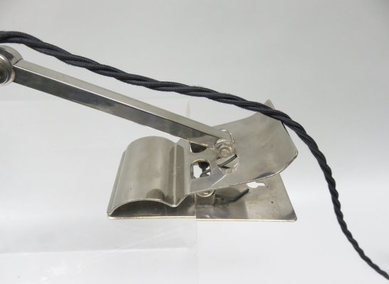 Chromed Clamping Lamp from Hala, 1930s-EY-1074317