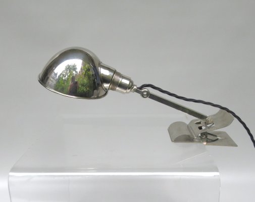 Chromed Clamping Lamp from Hala, 1930s-EY-1074317