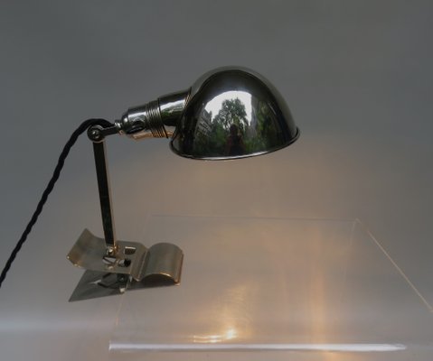 Chromed Clamping Lamp from Hala, 1930s-EY-1074317