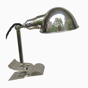 Chromed Clamping Lamp from Hala, 1930s-EY-1074317