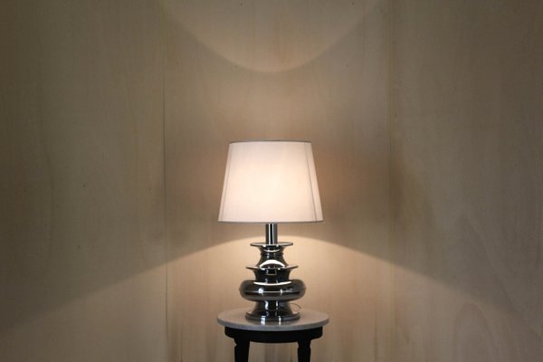 Chromed Iron Table Lamp, 1950s-TOI-838207