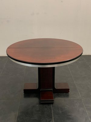 Chromed Metal Extendable Table, 1970s-IJR-1153447