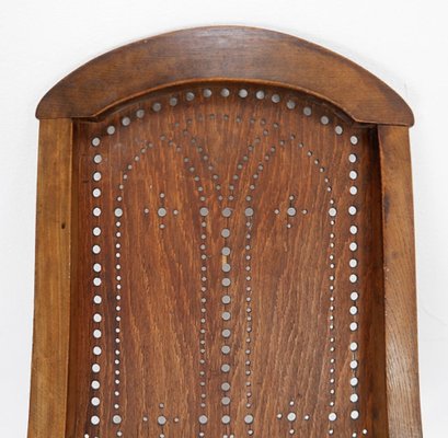 Church Chairs with Perforated Plywood, 1928-NYF-2043274