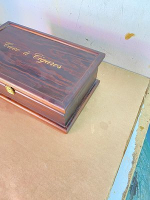 Cigar Humidor in Macassar Ebony, France, 1960s-UR-1353304