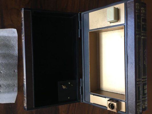 Cigarette Storage Box with Music Box and Lighter, 1970s-WQQ-693224