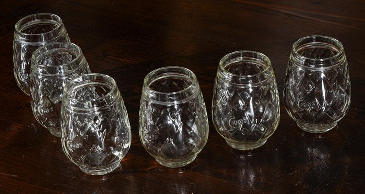 Cinar Original Artichoke Glasses Set, 1960s-RAQ-979048