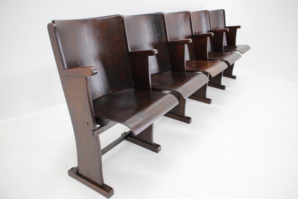 Cinema Bench attributed to Ton, Czechoslovakia, 1960s-TZ-1372255