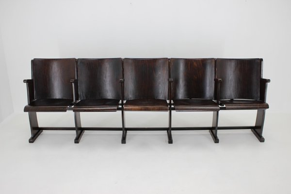 Cinema Bench attributed to Ton, Czechoslovakia, 1960s-TZ-1372255