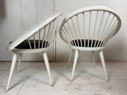 Circle Chairs by Yngve Ekström, 1960s, Set of 2-WZZ-860888