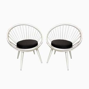 Circle Chairs by Yngve Ekström, 1960s, Set of 2-WZZ-860888