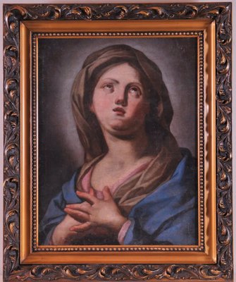 Circle of Francesco Trevisani, Madonna, 1800s, Oil on Canvas-QOR-2017442