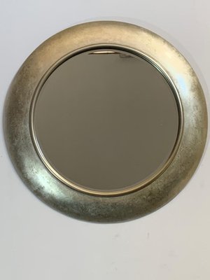 Circular Beveled Mirror with Frame, 1990s-IJR-1395135