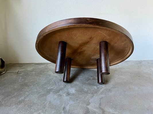 Circular Coffee Table Herbariums by Roger Capron for Vallauris, 1960s-WKI-2027593