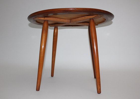 Circular Coffee Table or Side Table by Max Kment for Kunstgewerbliche Werkstätten, 1950s-NB-1143411