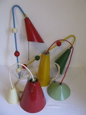 Circus Nr. 3 Ceiling Lamp, 1950s-SZW-837552