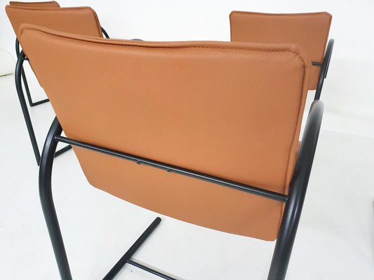 Cirkel 1 Dining Chairs by Karel Boonzaaijer & Pierre Mazairac for Metaform, The Netherlands, 1980s, Set of 6-ZO-973445