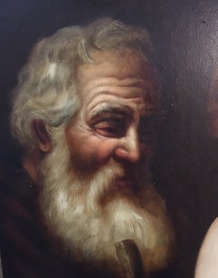 Ciro De Rosa, Youth and Wisdom, Italian School, 2007, Oil on Canvas, Framed-YUW-1314642