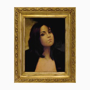 Ciro Pace, Portrait, 1990s, Oil on Canvas, Framed-VHF-1090038