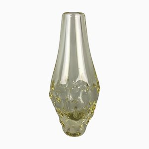 Citrine Glass Vase by Miloslav Klinger for Zelezny Brod Glassworks, 1960s-TZ-1353349