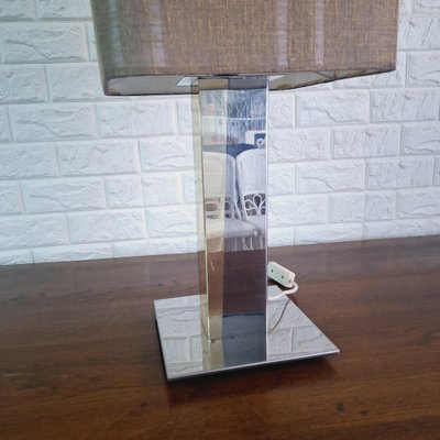 City Scape Table Lamp in the style of Paul Evans for Maison Jansen, 1970s-FRB-1795638