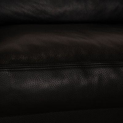 CL 500 2-Seater Sofa in Black Leather from Erpo-RQW-1748191