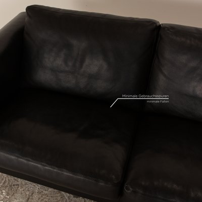 CL 500 2-Seater Sofa in Black Leather from Erpo-RQW-1748191