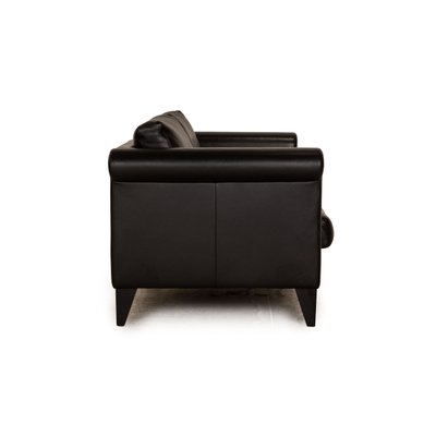 CL 500 2-Seater Sofa in Black Leather from Erpo-RQW-1748191